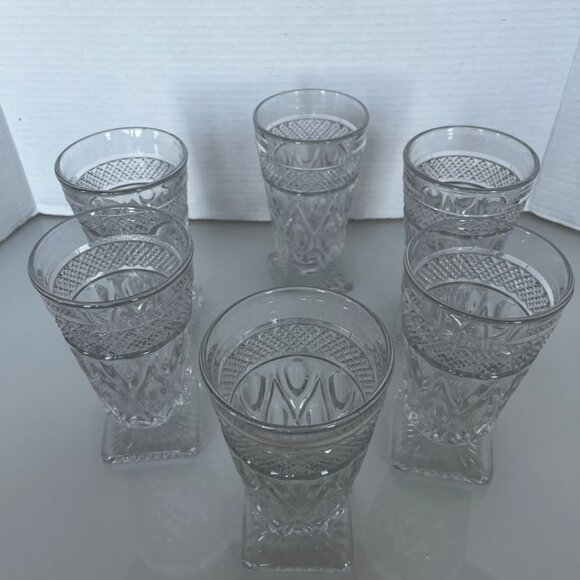 Vintage Imperial Cape Cod Style Drinking Glasses – Set of 6 - Picture 5 of 8